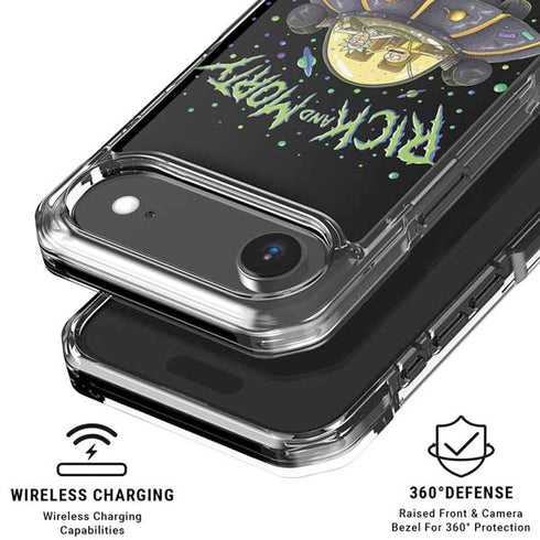 Adult Swim Rick and Morty Spaceship iPhone 17 Air Clear Case