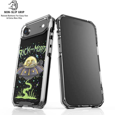 Adult Swim Rick and Morty Spaceship iPhone 17 Air Clear Case