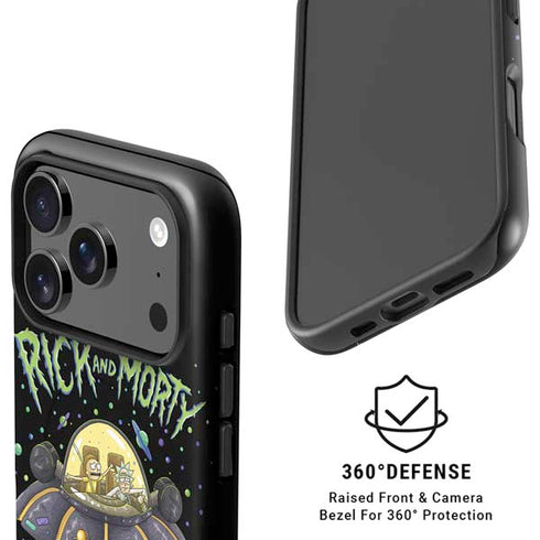 Adult Swim Rick and Morty Spaceship iPhone 17 Pro Magsafe Impact Case