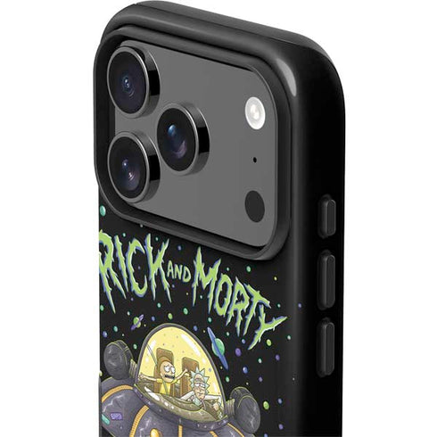 Adult Swim Rick and Morty Spaceship iPhone 17 Pro Max Impact Case