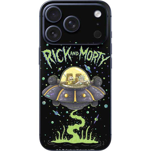 Adult Swim Rick and Morty Spaceship iPhone 17 Pro Max Skin