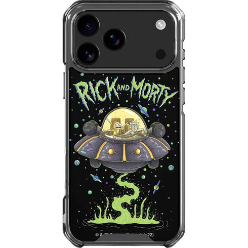 Adult Swim Rick and Morty Spaceship iPhone 18 Pro Max Clear Case
