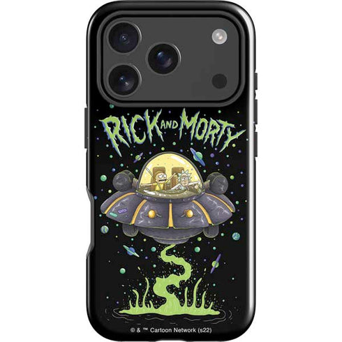 Adult Swim Rick and Morty Spaceship iPhone 18 Pro Max Impact Case