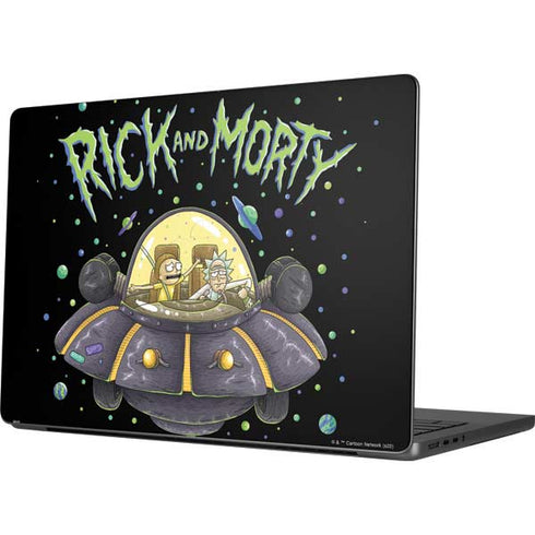 Adult Swim Rick and Morty Spaceship Apple MacBook Pro 14-inch Skin