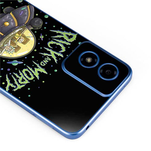 Adult Swim Rick and Morty Spaceship Moto G Play 4G (2024) Skin