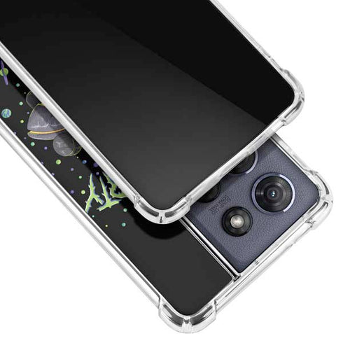 Adult Swim Rick and Morty Spaceship Moto G Stylus 5G (2025) Clear Case