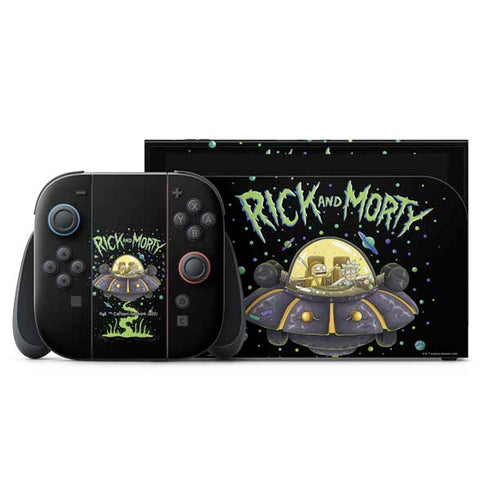 Adult Swim Rick and Morty Spaceship Nintendo Skins