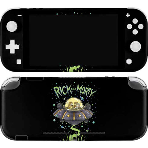 Adult Swim Rick and Morty Spaceship Nintendo Switch Lite Skin