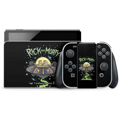 Adult Swim Rick and Morty Spaceship Nintendo Skins