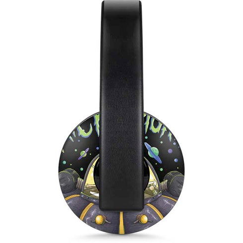 Adult Swim Rick and Morty Spaceship PlayStation 4 Gold Wireless Headset Skin
