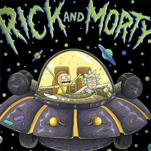 Adult Swim Rick and Morty Spaceship PlayStation 4 Gold Wireless Headset Skin