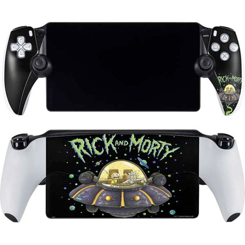 Adult Swim Rick and Morty Spaceship PlayStation PS5 Skins