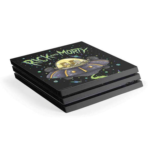 Adult Swim Rick and Morty Spaceship PlayStation PS4 Skins
