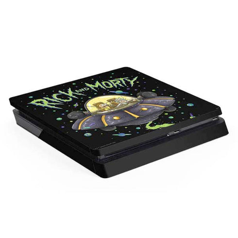 Adult Swim Rick and Morty Spaceship PlayStation PS4 Skins
