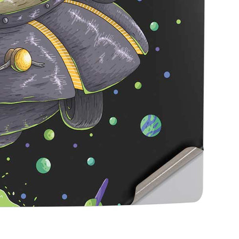 Adult Swim Rick and Morty Spaceship PS5 Pro Disk Console Skin