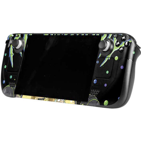 Adult Swim Rick and Morty Spaceship Steam Deck Handheld Gaming Computer OLED Skin