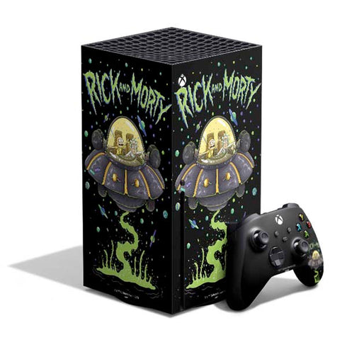 Adult Swim Rick and Morty Spaceship Xbox Series X Bundle Skin