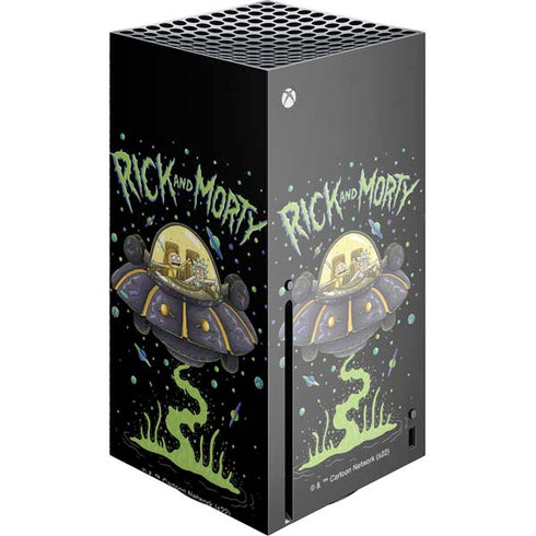Adult Swim Rick and Morty Spaceship Xbox Series X Skins