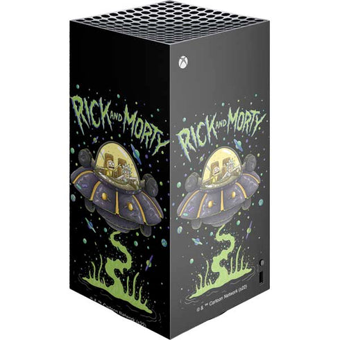 Adult Swim Rick and Morty Spaceship Xbox Series X Skins