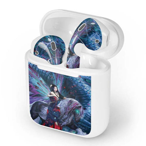 Ride of the Yokai Fairy and Dragon by Ruth Thompson Apple AirPods Skin