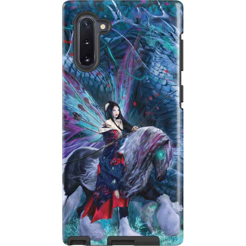 Ride of the Yokai Fairy and Dragon by Ruth Thompson Galaxy Cases