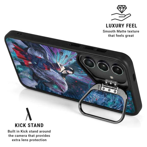 Ride of the Yokai Fairy and Dragon by Ruth Thompson Galaxy S25 Kickstand Case