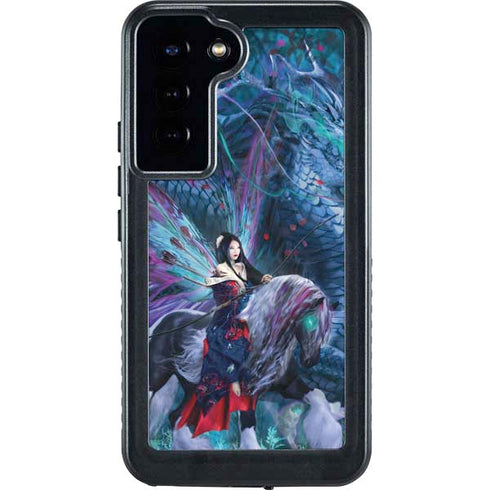 Ride of the Yokai Fairy and Dragon by Ruth Thompson Galaxy S24 Plus Waterproof Case