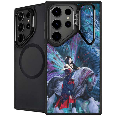 Ride of the Yokai Fairy and Dragon by Ruth Thompson Galaxy Cases