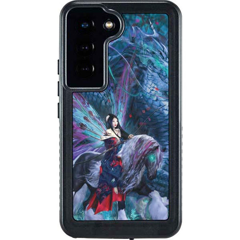 Ride of the Yokai Fairy and Dragon by Ruth Thompson Galaxy S24 Waterproof Case