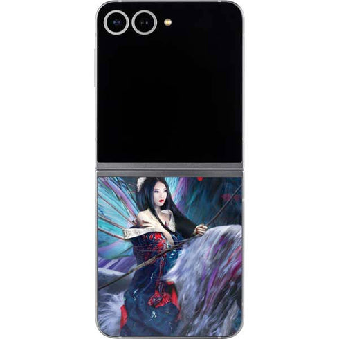 Ride of the Yokai Fairy and Dragon by Ruth Thompson Galaxy Z Flip6 Skin