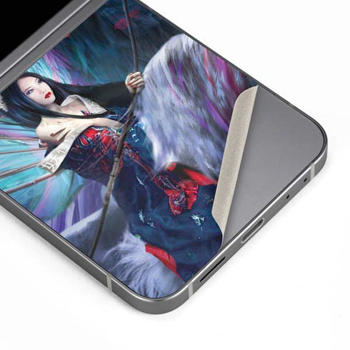 Ride of the Yokai Fairy and Dragon by Ruth Thompson Galaxy Z Flip6 Skin