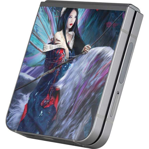 Ride of the Yokai Fairy and Dragon by Ruth Thompson Galaxy Z Flip6 Skin