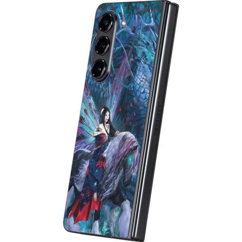 Ride of the Yokai Fairy and Dragon by Ruth Thompson Galaxy Z Fold5 5G Skin