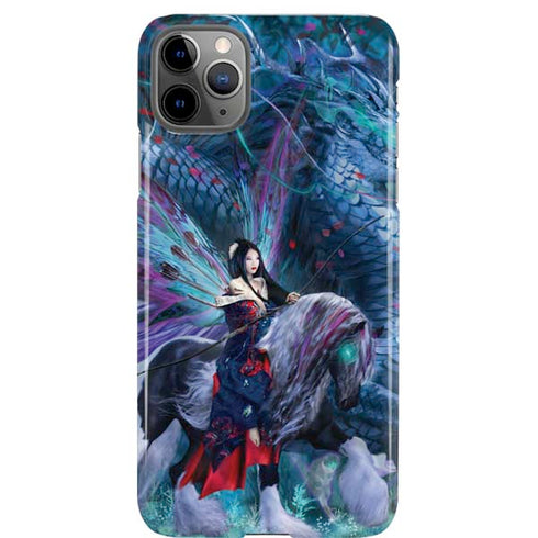 Ride of the Yokai Fairy and Dragon by Ruth Thompson iPhone Cases