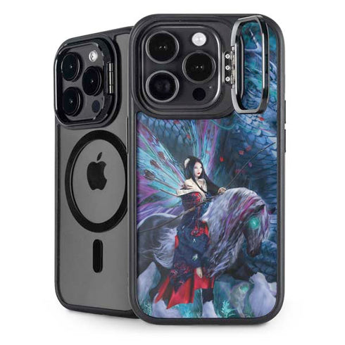 Ride of the Yokai Fairy and Dragon by Ruth Thompson iPhone 13 Pro Kickstand Case