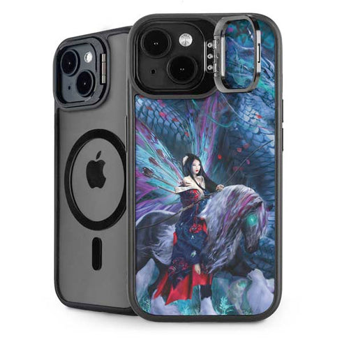 Ride of the Yokai Fairy and Dragon by Ruth Thompson iPhone 14 Plus Kickstand Case