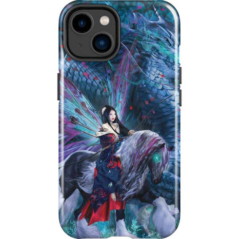 Ride of the Yokai Fairy and Dragon by Ruth Thompson iPhone 15 Impact Case