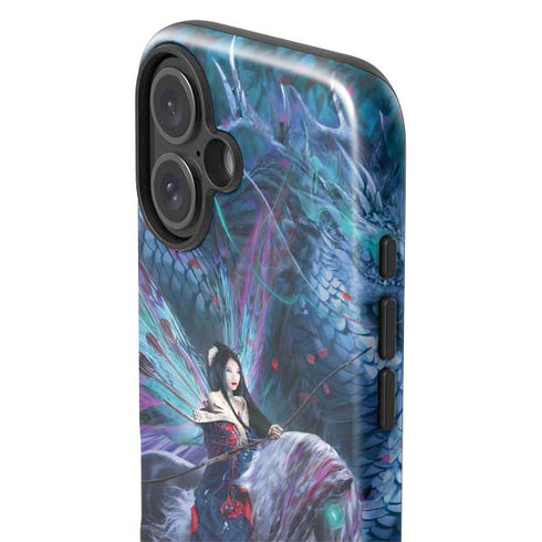 Ride of the Yokai Fairy and Dragon by Ruth Thompson iPhone 16 Impact Case