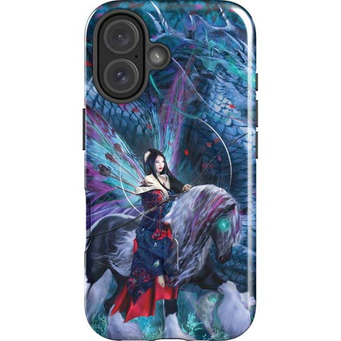 Ride of the Yokai Fairy and Dragon by Ruth Thompson iPhone 16 Magsafe Impact Case