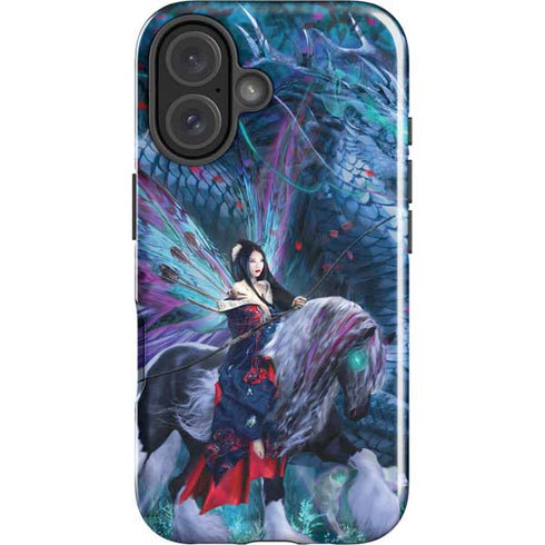 Ride of the Yokai Fairy and Dragon by Ruth Thompson iPhone 16 Plus Impact Case