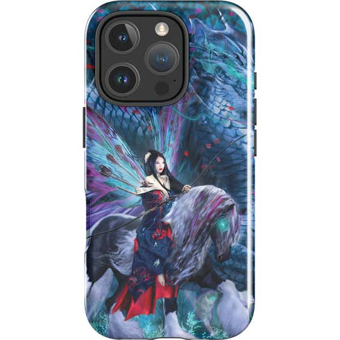 Ride of the Yokai Fairy and Dragon by Ruth Thompson iPhone 16 Pro Impact Case