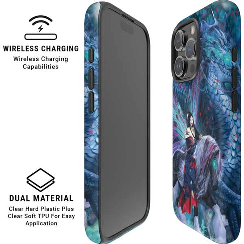 Ride of the Yokai Fairy and Dragon by Ruth Thompson iPhone 16 Pro Magsafe Impact Case