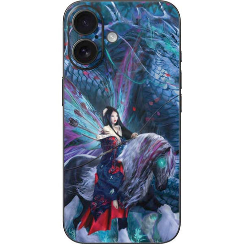 Ride of the Yokai Fairy and Dragon by Ruth Thompson iPhone 16 Skin