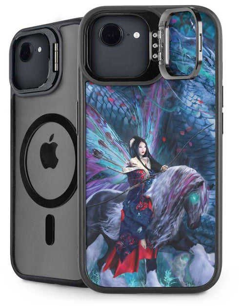 Ride of the Yokai Fairy and Dragon by Ruth Thompson iPhone 16e Kickstand Case