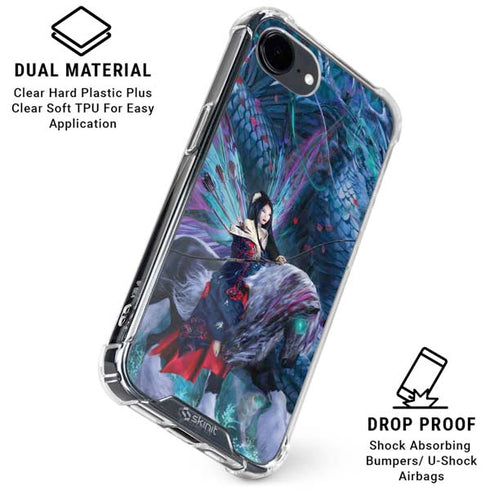 Ride of the Yokai Fairy and Dragon by Ruth Thompson iPhone 16e Clear Case