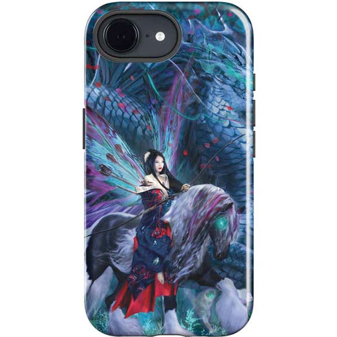 Ride of the Yokai Fairy and Dragon by Ruth Thompson iPhone 16e Impact Case