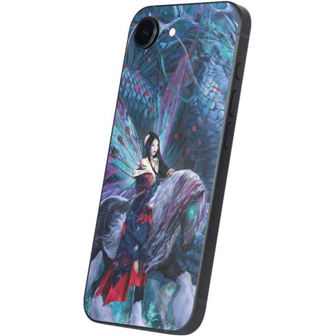 Ride of the Yokai Fairy and Dragon by Ruth Thompson iPhone 16e Skin