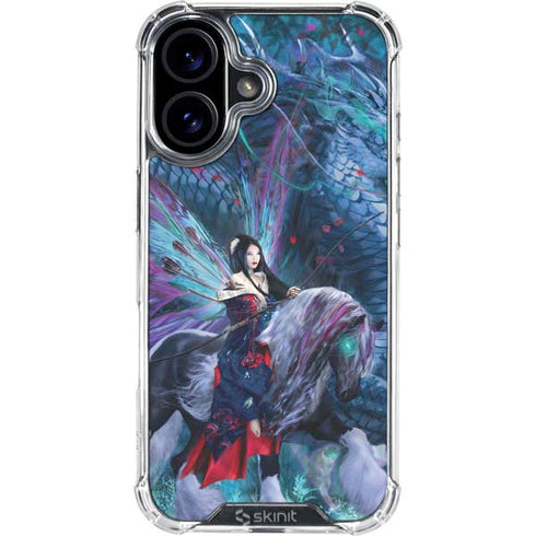 Ride of the Yokai Fairy and Dragon by Ruth Thompson iPhone 17 Clear Case