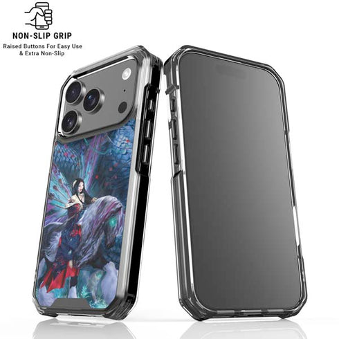 Ride of the Yokai Fairy and Dragon by Ruth Thompson iPhone 18 Pro Clear Case