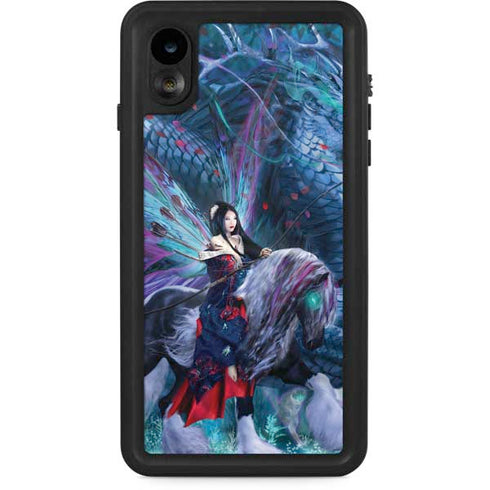 Ride of the Yokai Fairy and Dragon by Ruth Thompson iPhone Cases